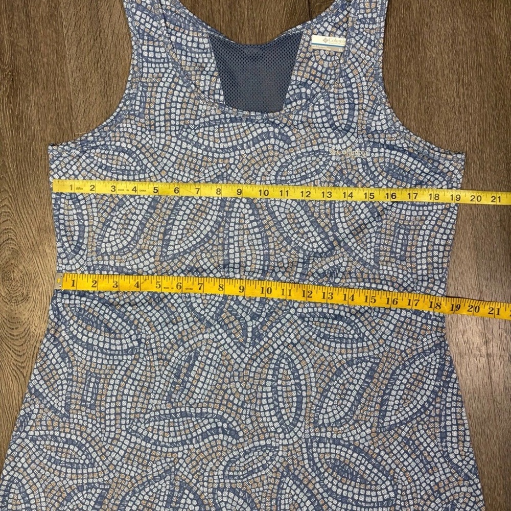 Columbia PFG Women's XL Midway Bay Active Tank Mini Dress Blues Cooling Vacation - Picture 10 of 11